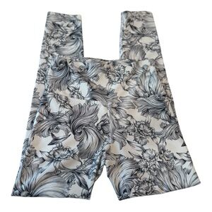 Balance Collection Monochrome Floral Leggings